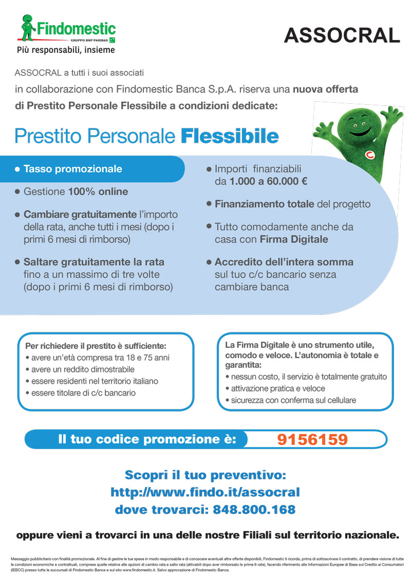 Convenzione Findomestic Banca Spa