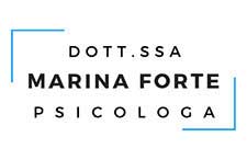 MARINA FORTE<br>Psicoterapeuta cognitivo comportamentale<br>Esperta Neuropsicologia e Infertilità coppia<br>